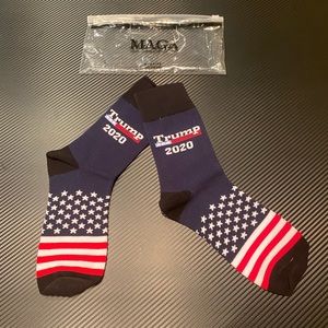 DONALD TRUMP MAGA SOCKS - BRAND NEW IN PACKAGE - ONE SIZE FITS ALL